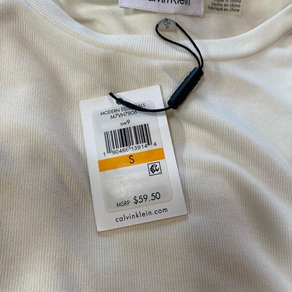 Calvin Klein Women’s Bell Sleeve Sweater Cream Size S NWT - Picture 6 of 12